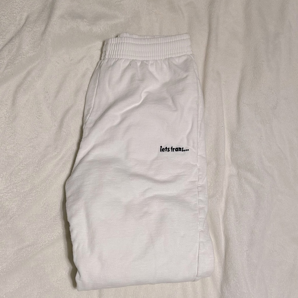 Urban Outfitters iets frans sweatpants - White/Cream